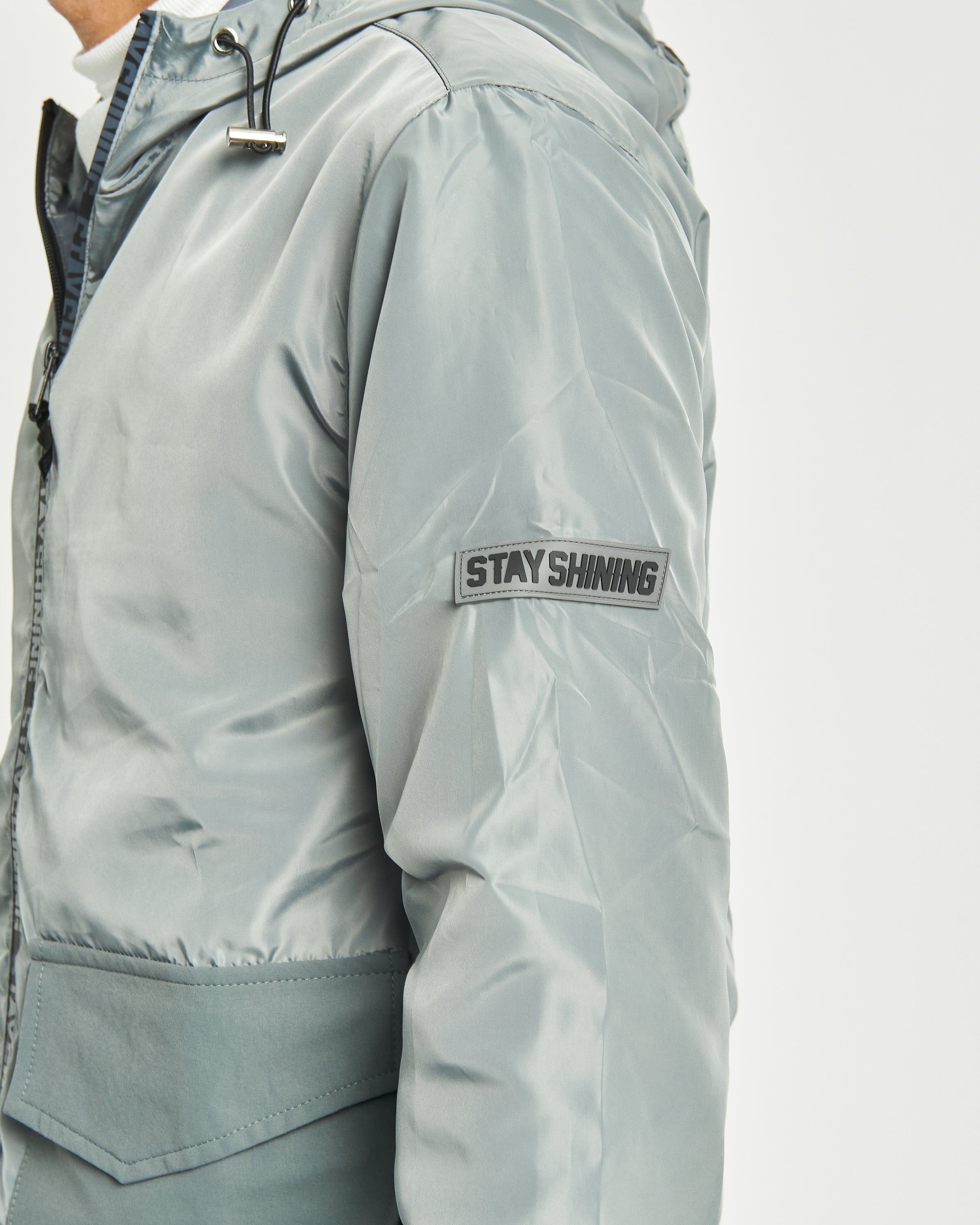 fossil Grey Windbreaker – stayshininguk