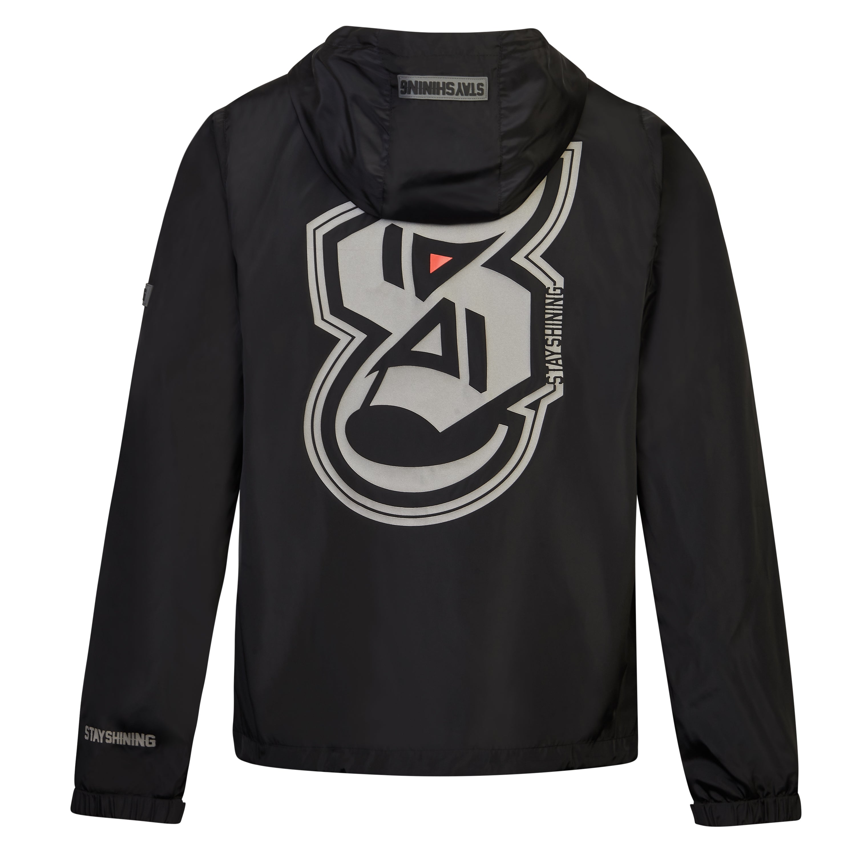 Obsidian black windbreaker – stayshininguk